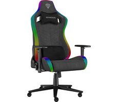Genesis Trit 660 RGB šedá / Herní křeslo / 129-136cm / látka / 150kg