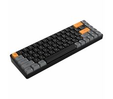 Rozbaleno - darkFlash GD68 hnědá / Bezdrátová klávesnice / mechanická / USB / BT / 2.4GHz 