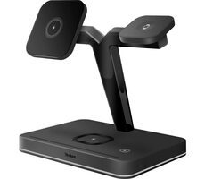 YENKEE YAC 5320 černá / MagSafe nabíjecí stanice / 3v1 / telefon až 15W / sluchátka 3W / hodinky 2.5W