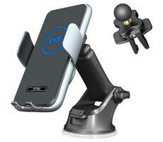 YENKEE YSM 611 černá / Automatický držák do auta / nabíjení 15W / šířka telefonu 66-95 mm 