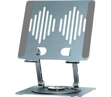 YENKEE YSN 02 TASK modrá / Universální stojan na notebook / do 17" / polohovatelný / otočný