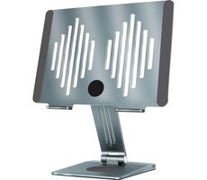 YENKEE YSN 03 TASK modrá / Stojan s integrovaným Hubem / pro notebooky do 15.6" / USB-C 3.1 / 3x USB-A / HDMI 