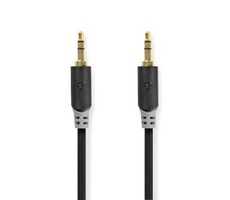 Nedis Stereo Audio kabel jack 3.5 mm (M) - jack 3.5 mm (M) 1.00 m černá 
