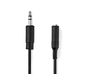 Nedis Stereo Audio kabel jack 3.5 mm (M) - jack 6.35 mm (F) 0.20 m černá 