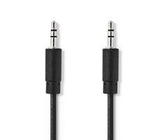 Nedis Stereo Audio kabel jack 3.5 mm (M) - jack 3.5 mm (M) 5.00 m černá