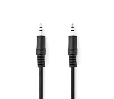 Nedis Stereo Audio kabel jack 3.5 mm (M) - jack 3.5 mm (M) 0.50 m černá 
