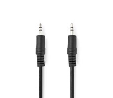 Nedis Stereo Audio kabel jack 3.5 mm (M) - jack 3.5 mm (M) 0.50 m černá 