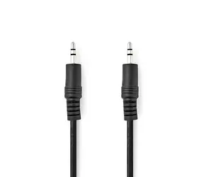 Nedis Stereo Audio kabel jack 3.5 mm (M) - jack 3.5 mm (M) 1.00 m černá
