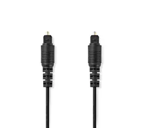 Nedis Optický audio kabel TosLink (M) - TosLink (M) 1.00 m černá 