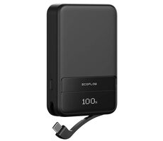 EcoFlow RAPID Magnetic Power Bank 10000mAh černá / Powerbanka / 60W / Qi2 / USB-C / Li-Ion