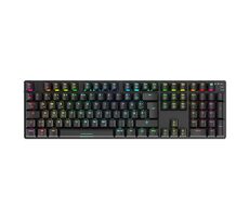 Sharkoon Skiller SGK36W černá / herní bezdrátová klávesnice / mechanická / Huano Red / 2.4GHz / USB-C / DE Layout