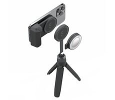 ShiftCam SnapGrip Creator Kit černá / tripod + foto adaptér + LED ring světlo