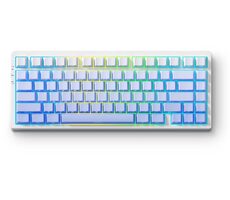 MCHOSE G75 Pro Cabbage Tofu V3 bílá / herní bezdrátová klávesnice / mechanická / Cabbage Tofu V3 / 2.4GHz / BT / US Lay