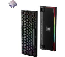 MCHOSE Z75 Hyacinth Switch černá / herní bezdrátová klávesnice / mechanická / Hyacinth Switch / 2.4GHz / BT / US Layout