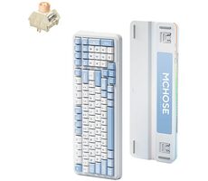 MCHOSE MC-K99 Icy Creamsicle modrá / herní bezdrátová klávesnice / mechanická / Icy Creamsicle / 2.4GHz / BT / US Layout
