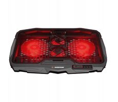 Rampage AD-RC4 černá / chladící podložka / pro notebooky 12.1 - 15.6" / 4 ventilátory / USB-A