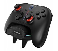 Rampage Hydra Pro černá / bezdrátový gamepad / pro PC & Switch & smartfon / vibrace / Bluetooth / 2.4GHz / USB-C