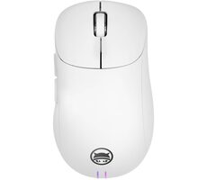 GAMIAC PA50 bílá / herní ergonomická myš / optická / 12400 DPI / 6 tlačítek / USB-C
