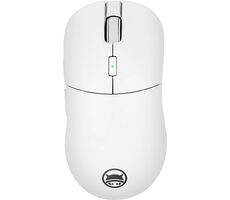 GAMIAC PX71 bílá / herní bezdrátová myš / optická / 16000 DPI / 7 tlačítek / 2.4GHz / USB-C / 1.8m