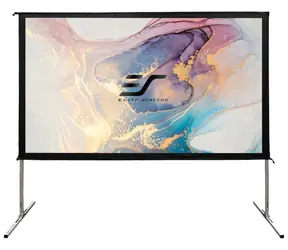 ELITE SCREENS plátno mobilní outdoor stativ 110" (279.4cm) / 16:9 / 137.2×243.8cm / hliníkový rám / zisk 1.1 / CineWhite