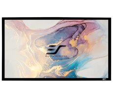 ELITE SCREENS plátno v pevném rámu 100" (254cm) / 16:9 / 124.5×221.4cm / zisk 1.1 / rám černý 6cm