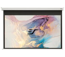 ELITE SCREENS plátno elektrické motorové stropní 100" (254cm) / 16:9 / 124.5×221.4cm / MaxWhite FG / 12" drop