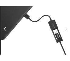 Targus ACC110401GLX USB kabel - 24 pin USB-C (F) na USB typ A (M) - USB 3.0 10 cm