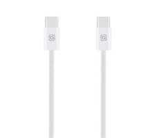 OBAL:ME Super Fast USB-C/USB-C Pletený kabel 60W 1m White