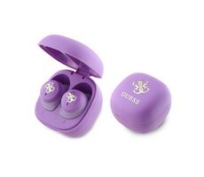Guess 4G Logo Mini TWS Bezdrátová Sluchátka Purple