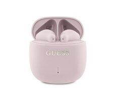 Guess Printed Classic Logo TWS Bezdrátová Sluchátka Pink