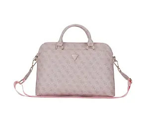 Guess PU 4G Triangle Logo Taška na Notebook 13/14/15" Pink
