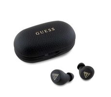 Guess PU Grained ENC TWS Bezdrátová Sluchátka Black