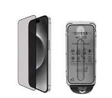 Guess Tvrzené Sklo 2.5D PRIVACY pro iPhone 16 Black
