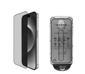 Guess Tvrzené Sklo 2.5D PRIVACY pro iPhone 16 Pro Black