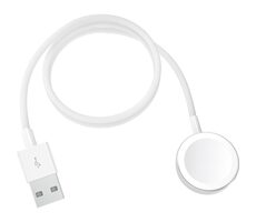YENKEE YCW Nabíjecí kabel pro Apple Watch 1m bílá / USB-A / 2.5W