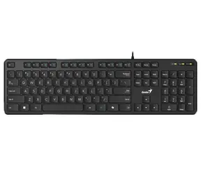 GENIUS Slimstar M200 Copilot černá / Kancelářská klávesnice / drátová / USB / CZ+SK layout