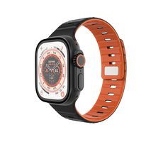 FIXED Magnetický řemínek Silicone Magnetic Strap pro Apple Watch 44/45/46/49mm černý