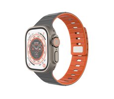 FIXED Magnetický řemínek Silicone Magnetic Strap pro Apple Watch 44/45/46/49mm světle šedý