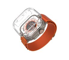 FIXED Ochranné pouzdro Pure Watch s temperovaným sklem pro Apple Watch Ultra 49mm/Ultra 2 49mm čiré