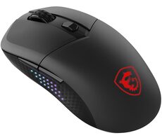Rozbaleno - MSI Versa 300 Elite Wireless černá  / Herní optická myš / 26000 DPI / 6 tlačítek / USB / BT / RGB / rozbaleno