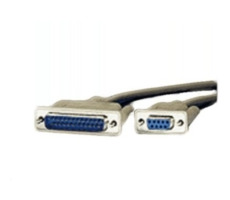 Rozbaleno - OEM sériový kabel 25M<->9F propojovací 1,8m / rozbaleno