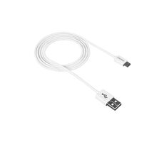CANYON Nabíjecí kabel microUSB - USB 2.0 / 1m / bílá