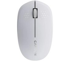 CANYON CNS-CMSW04W / optická bezdrátová myš / až 1200 dpi / 1x AA / bílá