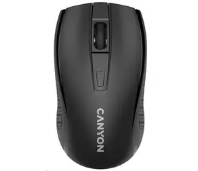 CANYON CNE-CMSW07B černá / optická bezdrátová myš / 800/1200/1600 dpi / 4 tlačítka / USB 2.4 Ghz / 1xAA 