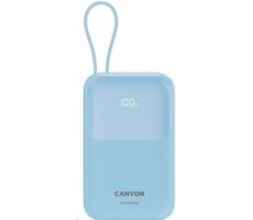CANYON CNS-CPB101BL modrá / Powerbanka / 10000mAh / PD 22.5W / LCD / 1x USB-A / 1x USB-C