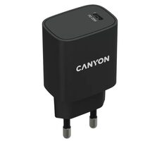 CANYON CNE-CHA20B02 černá / Nabíjecí adaptér / 1x USB-C / 20W