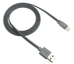 CANYON CNS-MFIC2DG / nabíjecí kabel / Lightning / 1m / šedá
