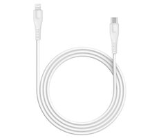 CANYON CNS-MFIC4W bílá / nabíjecí kabel / Lightning - USB-C / 18W / 1.2m