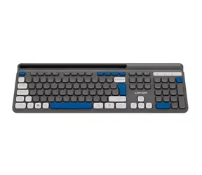 CANYON HKB-W03 šedá / bezdrátová klávesnice / 2.4 Ghz / 105 kláves / CZ/SK layout / 1x AAA