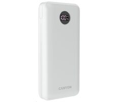 CANYON PB-2001W 20000 mAh bílá / Powerbanka / 2x USB-A / 2x USB-C